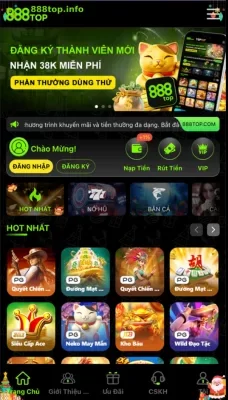 TẢI APP ứng dụng chính thức của 888TOP Casino,